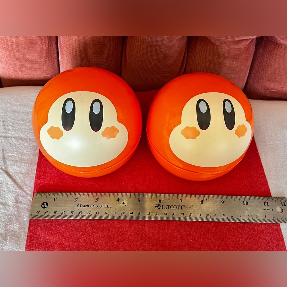 2 Kirby's Dream Souvenir Lunch Box / Bowl Waddle Dee - From Kirby Cafe in Japan - Picture 2 of 5
